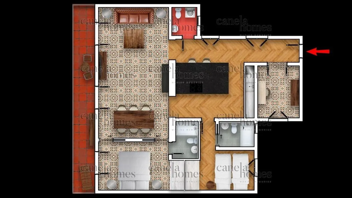 Apartment Canela Homes Midterm Elegance Barcelona Spain